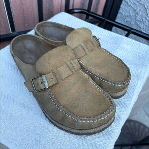 Birkenstock Buckley Suede Clogs 39